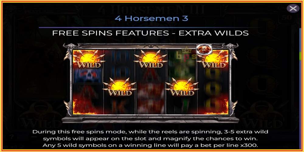 Игровой слот 4 Horsemen III