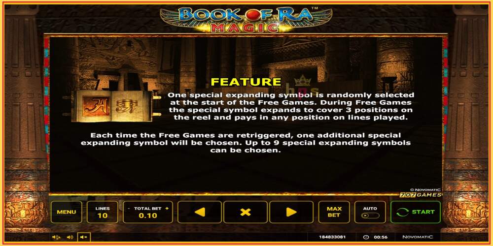 Spelslot Book of Ra Magic