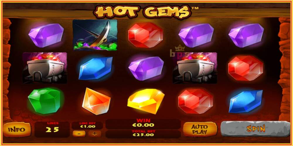 Игровой слот Hot Gems