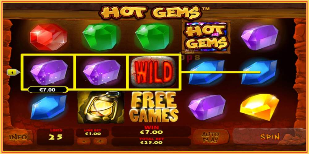 Игровой слот Hot Gems