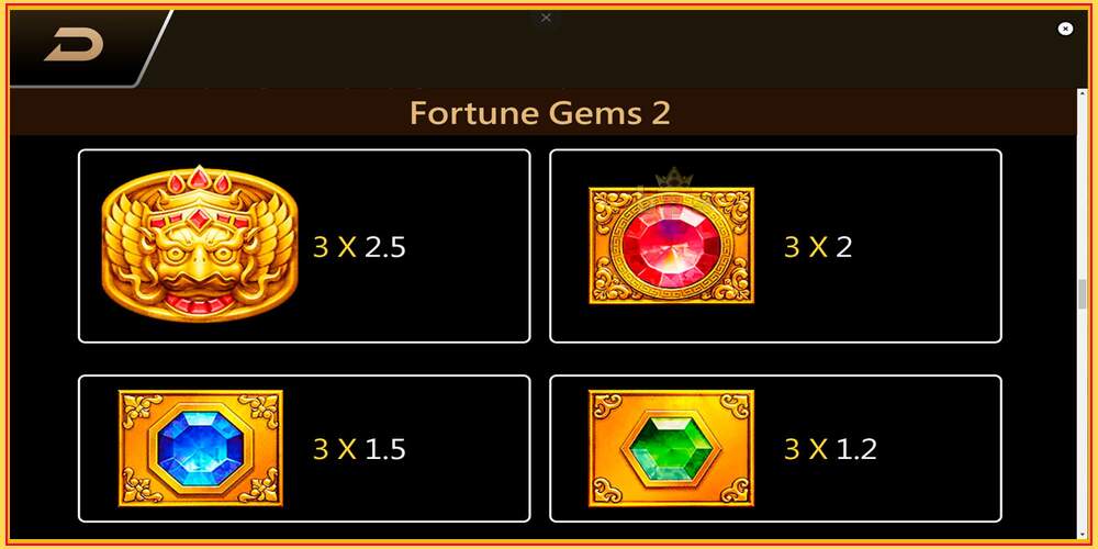 Игровой слот Fortune Gems 2