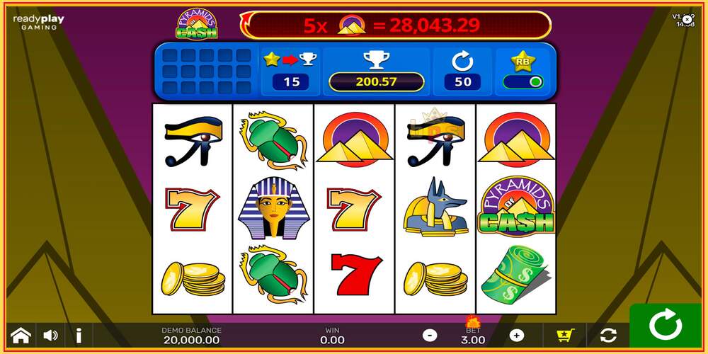 Spelslot Pyramids of Cash with Reel Bingo