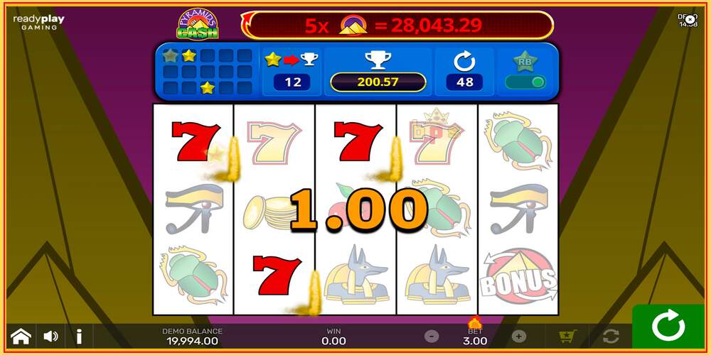 Spelslot Pyramids of Cash with Reel Bingo