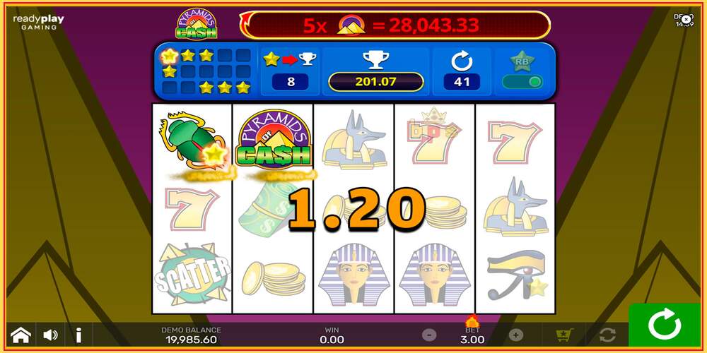 Spelslot Pyramids of Cash with Reel Bingo