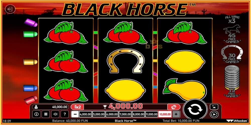 Игровой слот Black Horse