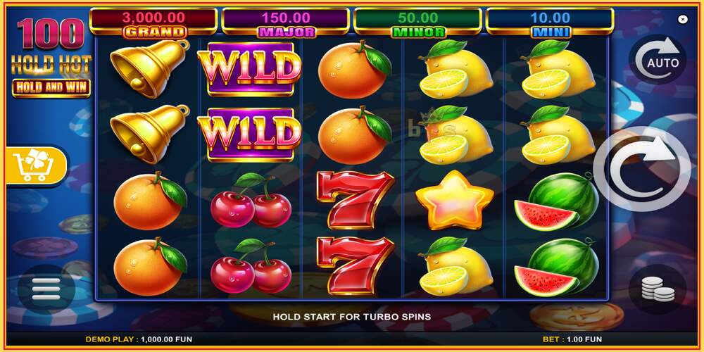 Spelslot 100 Hold Hot Hold and Win