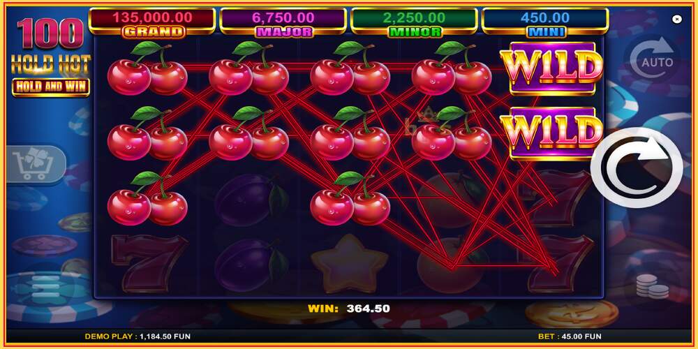 Spelslot 100 Hold Hot Hold and Win