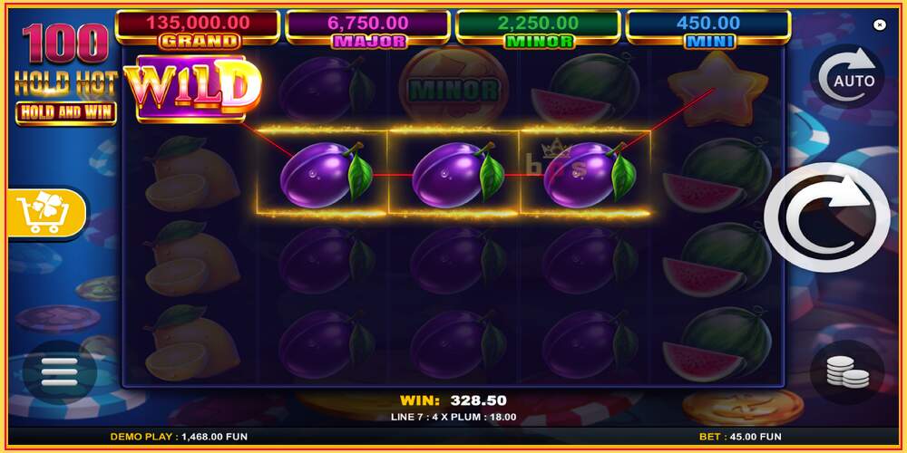 Spelslot 100 Hold Hot Hold and Win