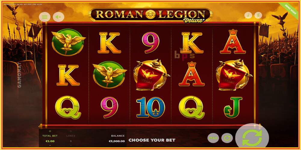 Игровой слот Roman Legion Deluxe