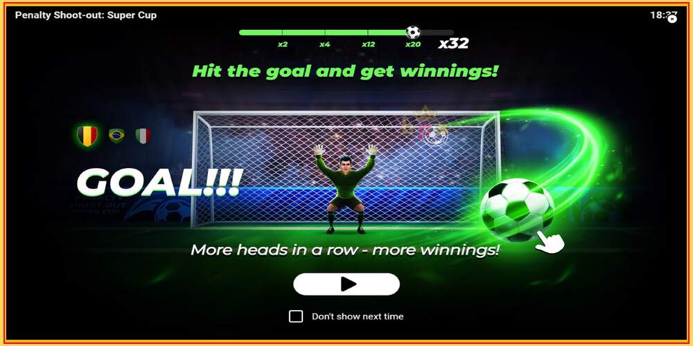 Игровой слот Penalty Shoot-Out: Super Cup