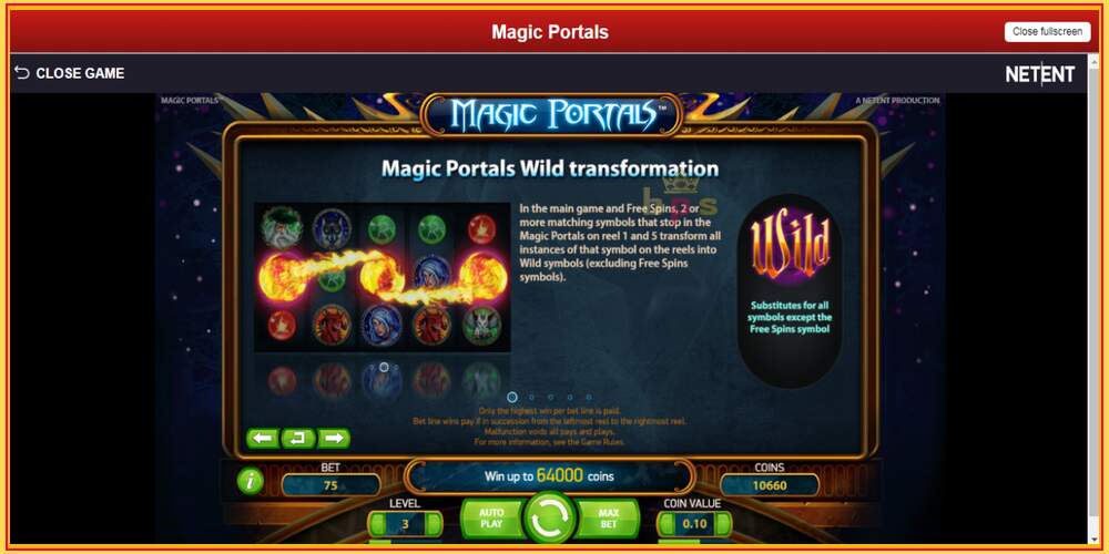 Игровой слот Magic Portals