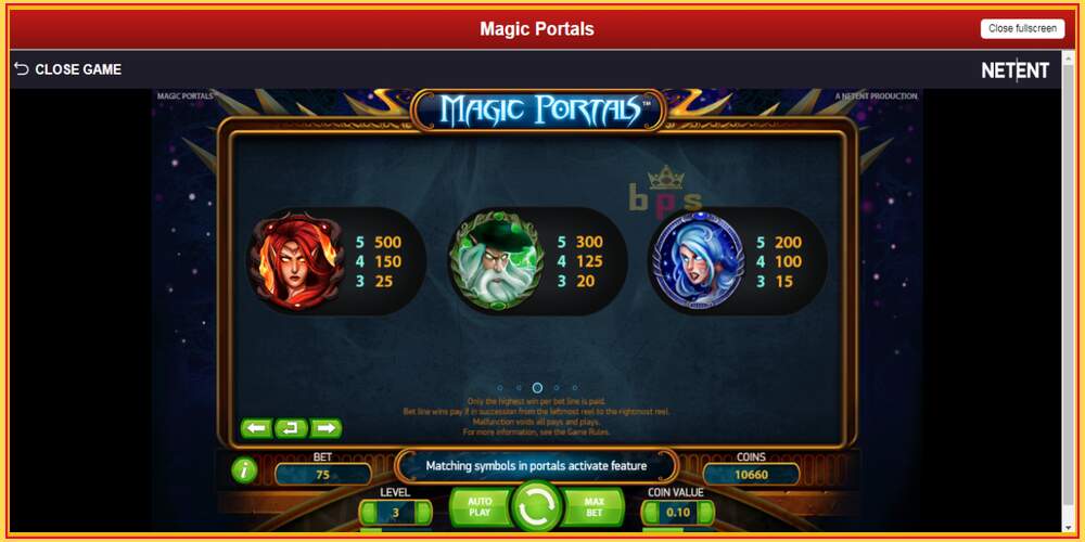 Игровой слот Magic Portals