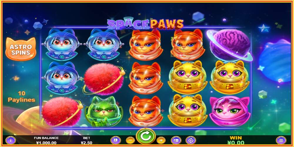 Игровой слот Space Paws