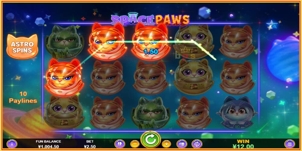 Игровой слот Space Paws