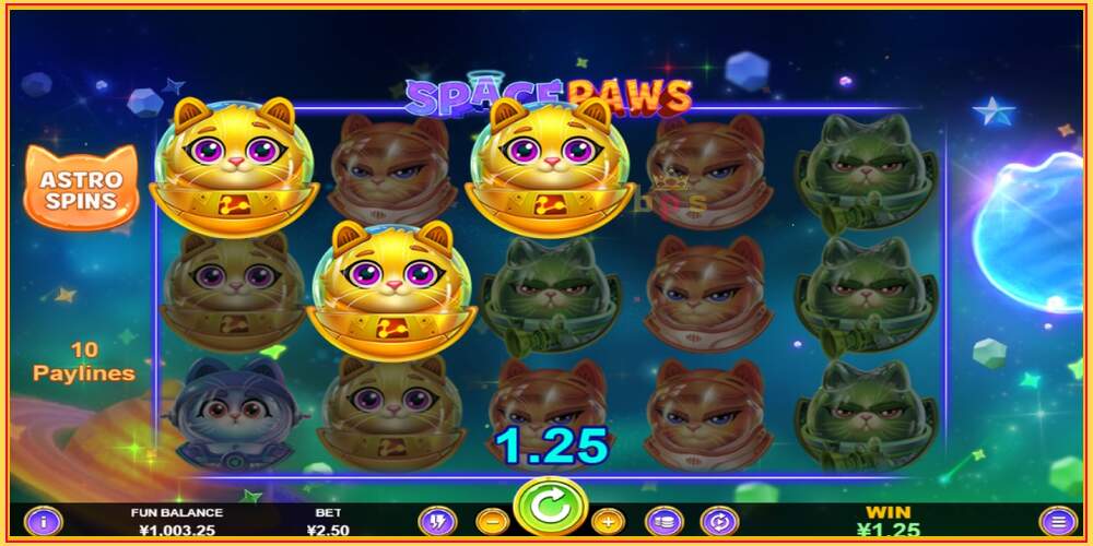 Игровой слот Space Paws