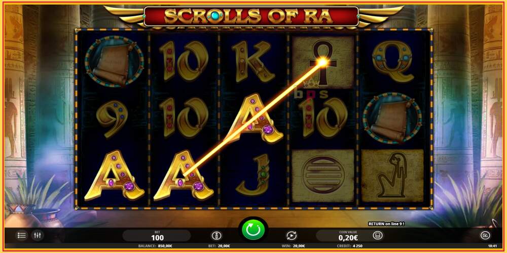 Spelslot Scrolls of RA