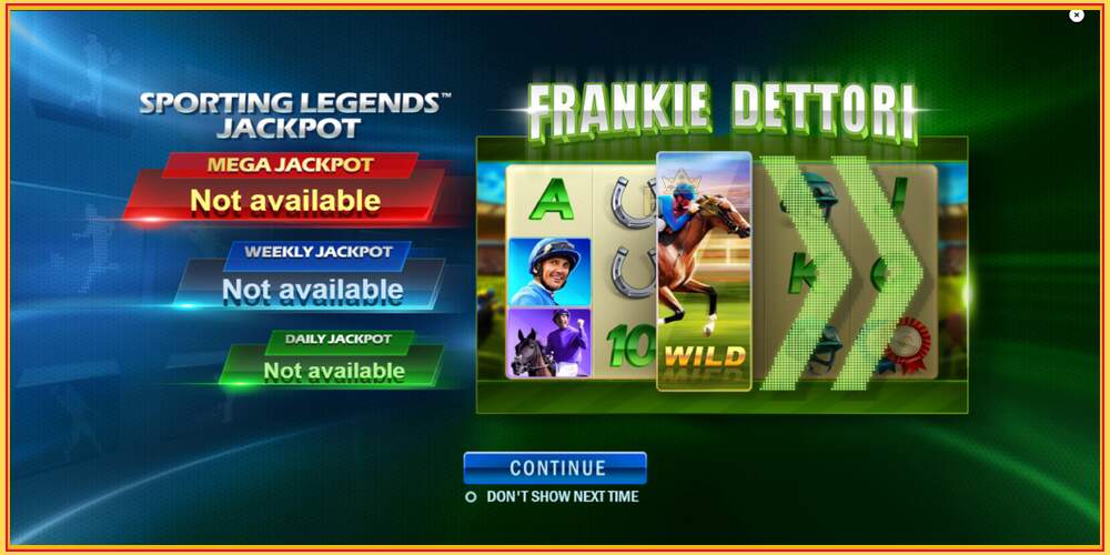 Игровой слот Frankie Dettori Sporting Legends