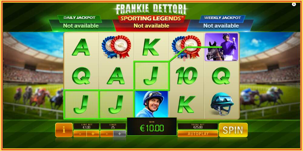 Игровой слот Frankie Dettori Sporting Legends