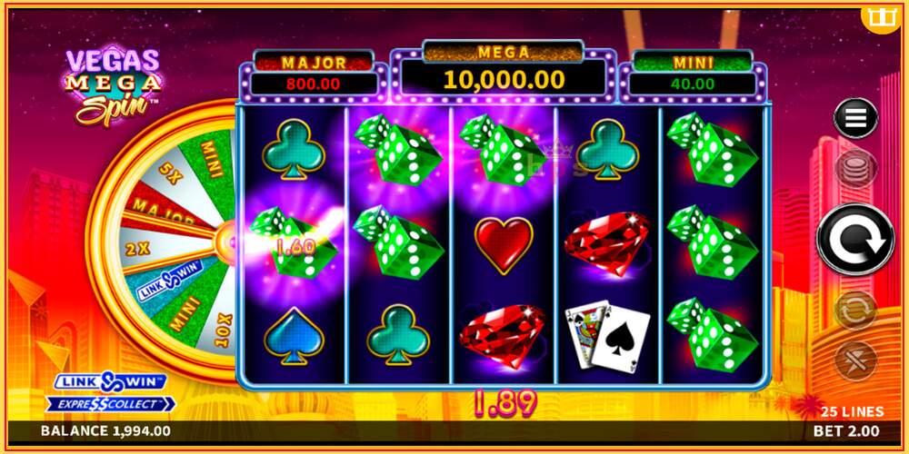 Herní slot Vegas Mega Spin