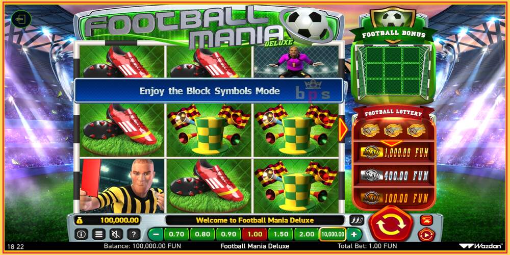 Игровой слот Football Mania Deluxe