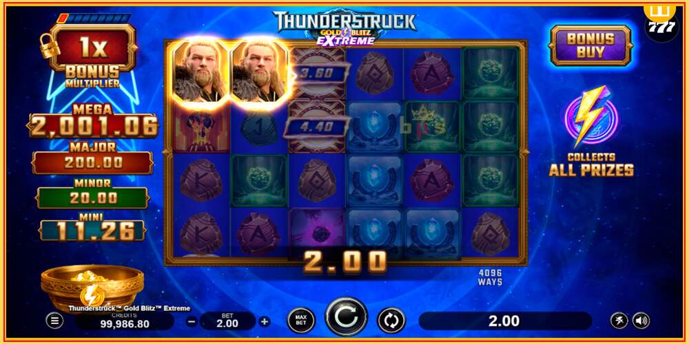 খেলার স্লট Thunderstruck Gold Blitz Extreme