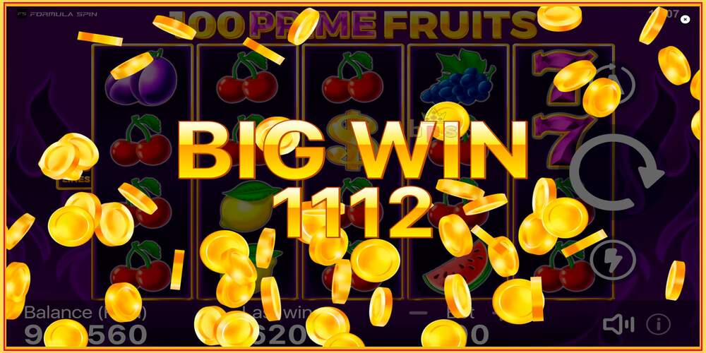 Игровой слот 100 Prime Fruits