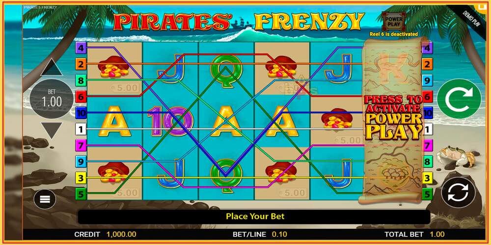 Игровой слот Pirates Frenzy