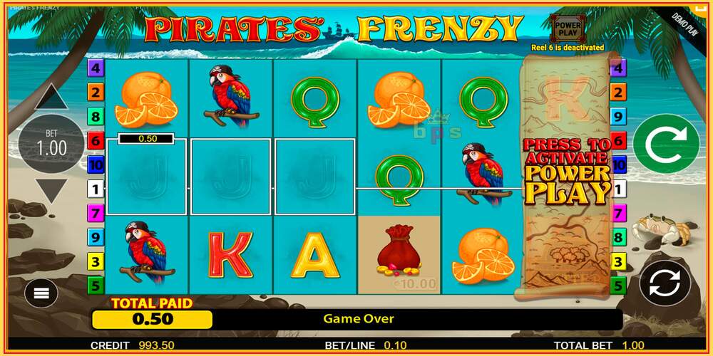 Игровой слот Pirates Frenzy