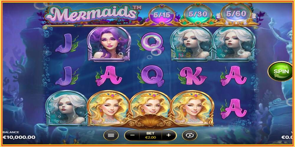 Игровой слот Mermaids