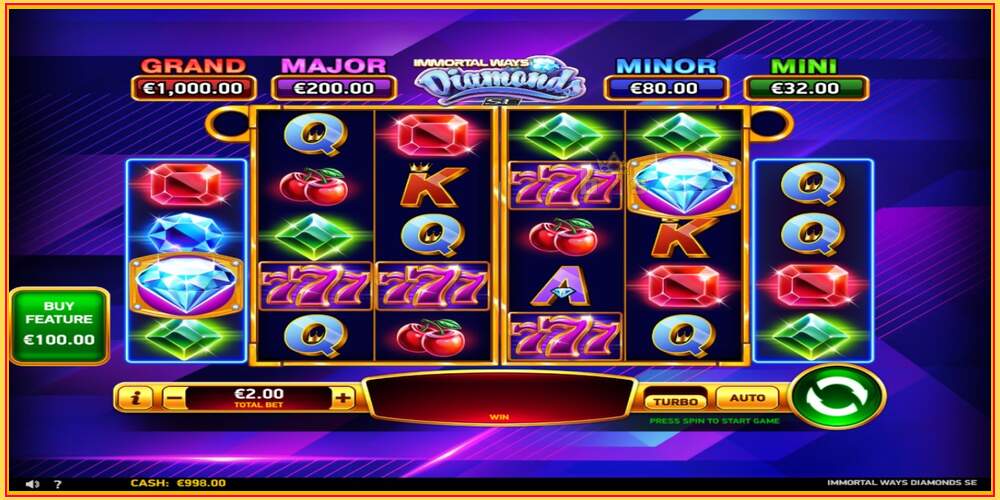 Spelslot Immortal Ways Diamonds SE