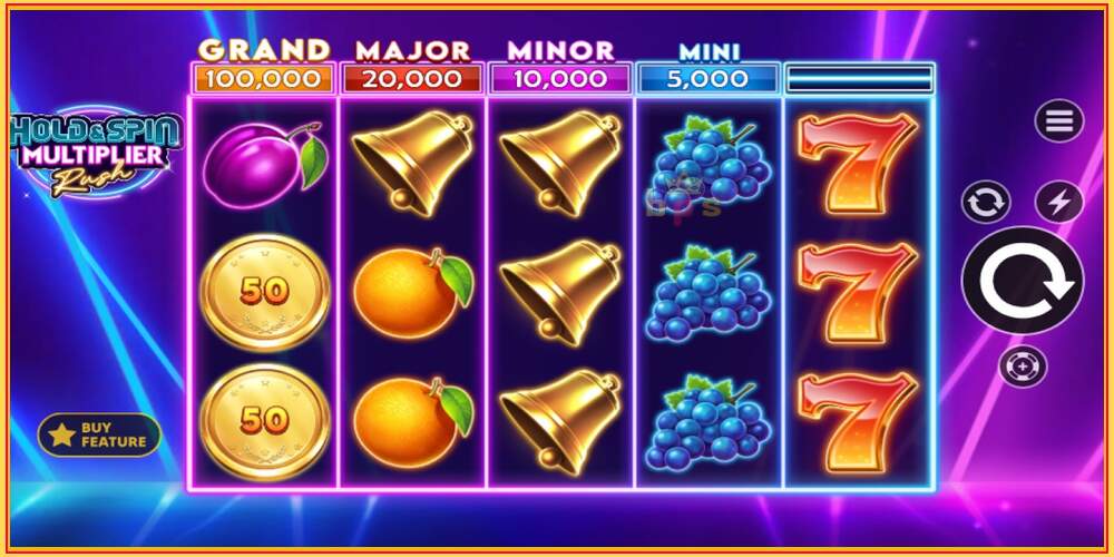 Spelautomat Hold & Spin Multiplier Rush