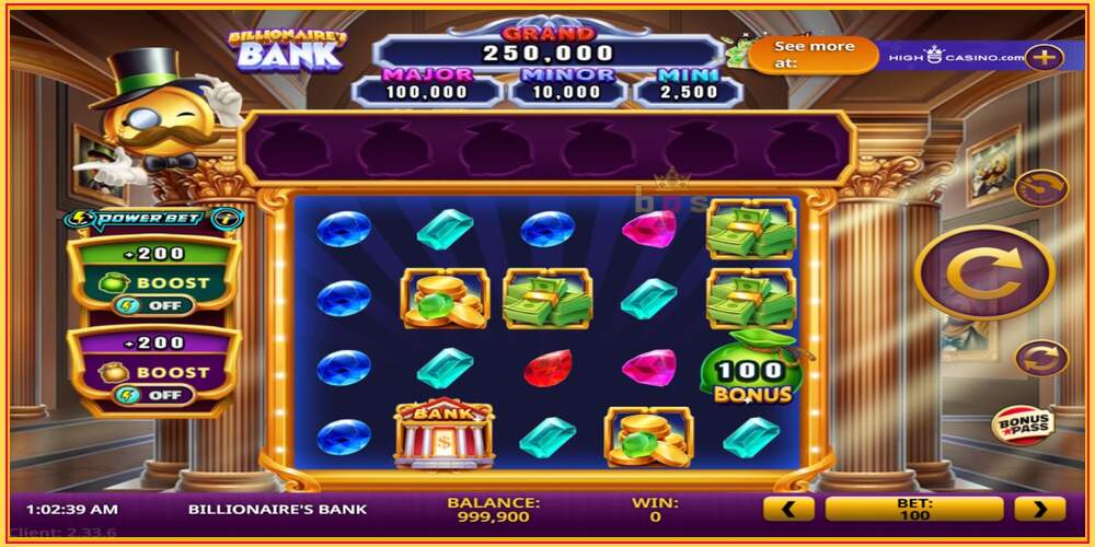 Игровой слот Billionaires Bank