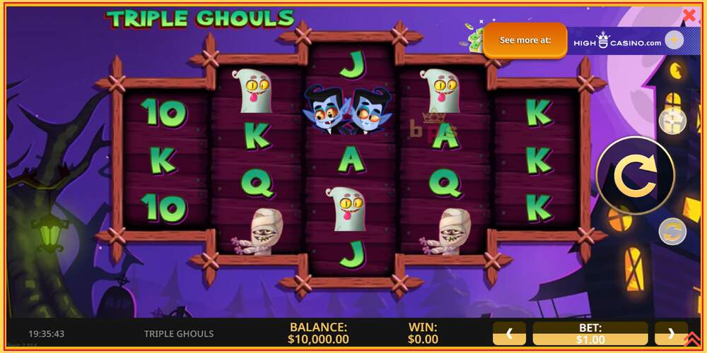 Игровой слот Triple Ghouls