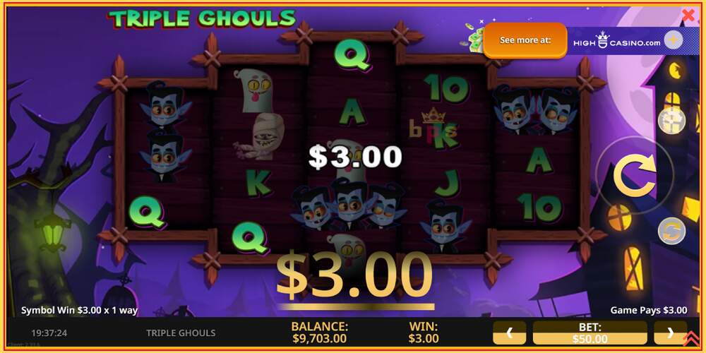 Игровой слот Triple Ghouls