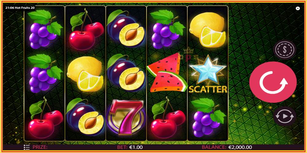 Spelslot Hot Fruits 20