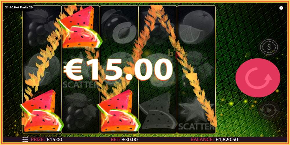 Spelslot Hot Fruits 20