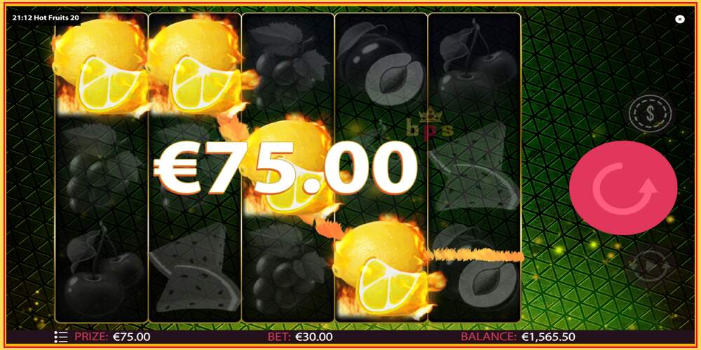 Spelslot Hot Fruits 20