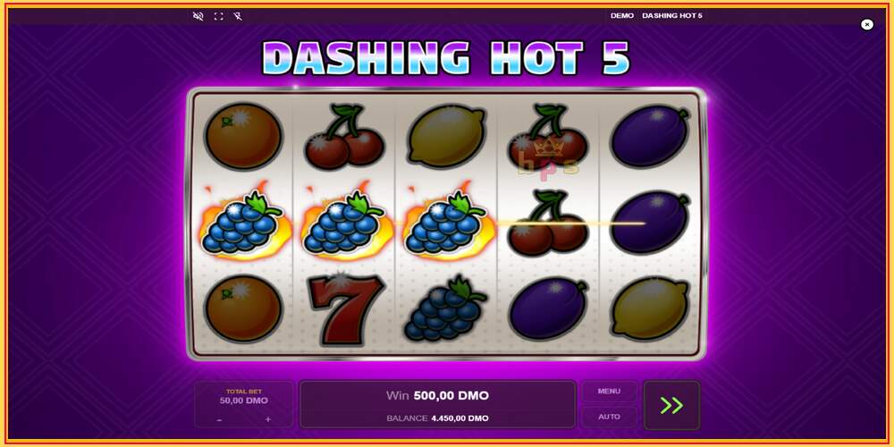 Игровой слот Dashing Hot 5