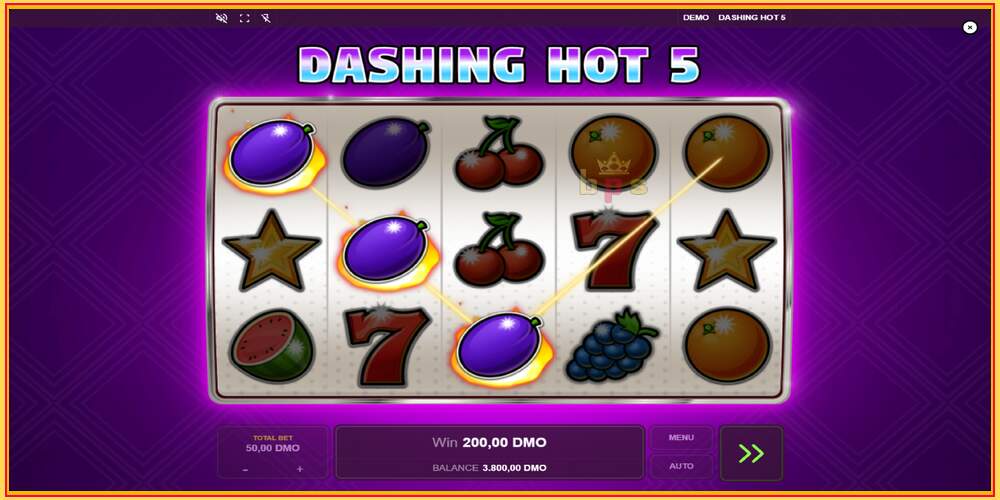 Игровой слот Dashing Hot 5