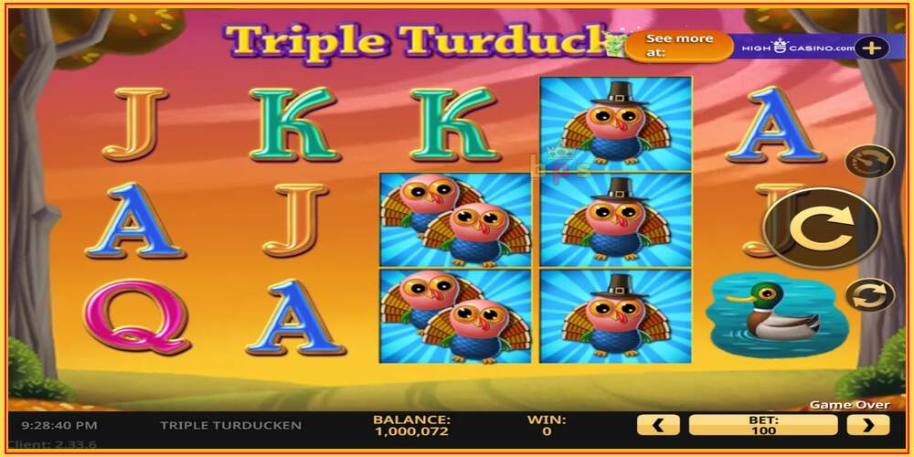 Игровой слот Triple Turducken