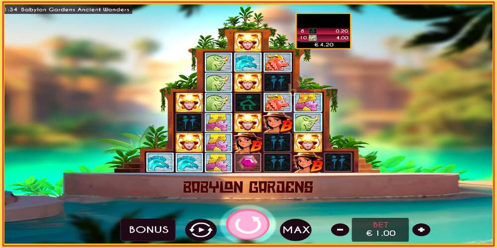 Игровой слот Babylon Gardens Ancient Wonders