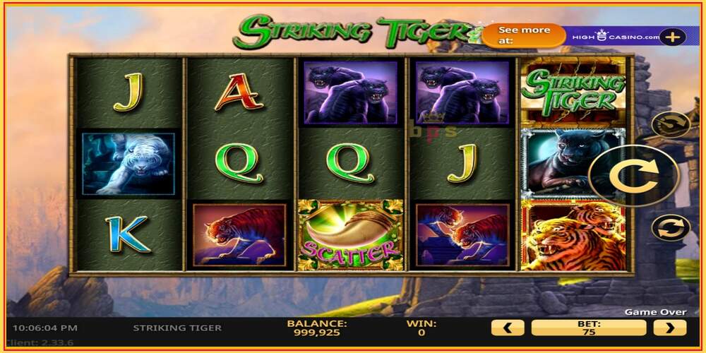 Spelslot Striking Tiger