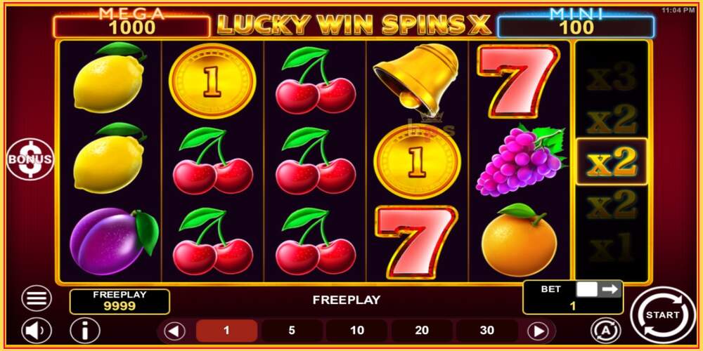 Игровой слот Lucky Win Spins X