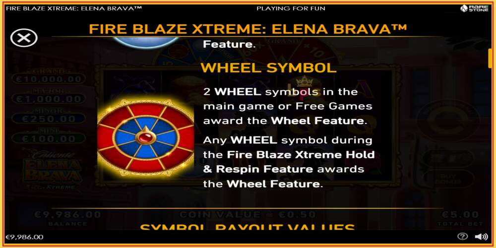 Игровой слот Fire Blaze Extreme: Elena Brava