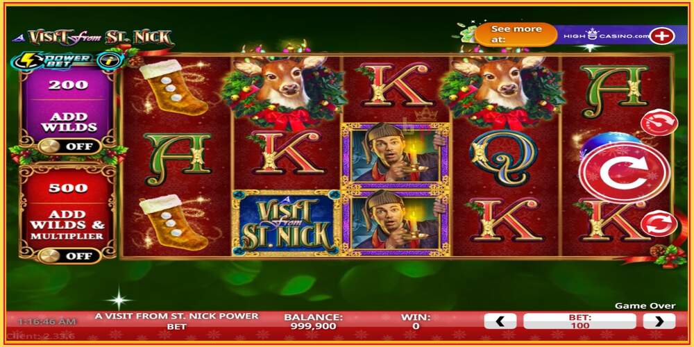 Игровой слот A Visit From St. Nick Power Bet