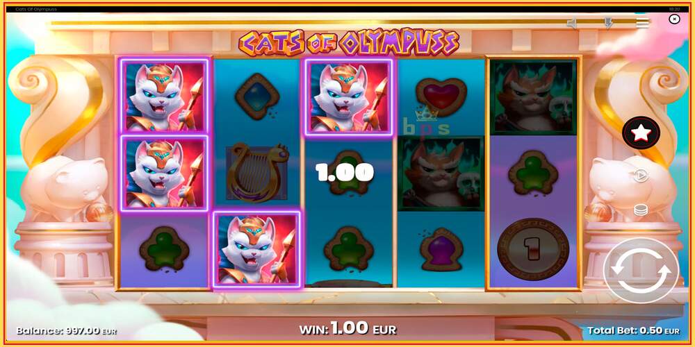 Игровой слот Cats of Olympuss