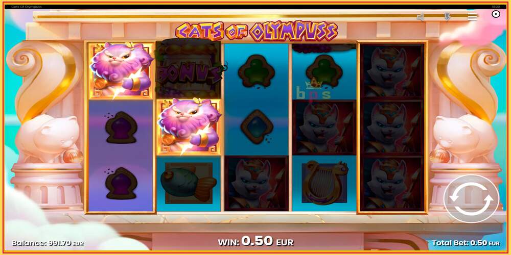 Игровой слот Cats of Olympuss