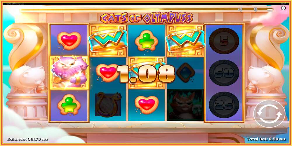 Игровой слот Cats of Olympuss