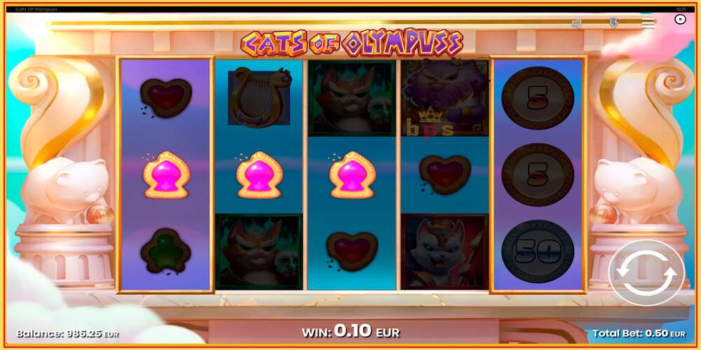 Игровой слот Cats of Olympuss