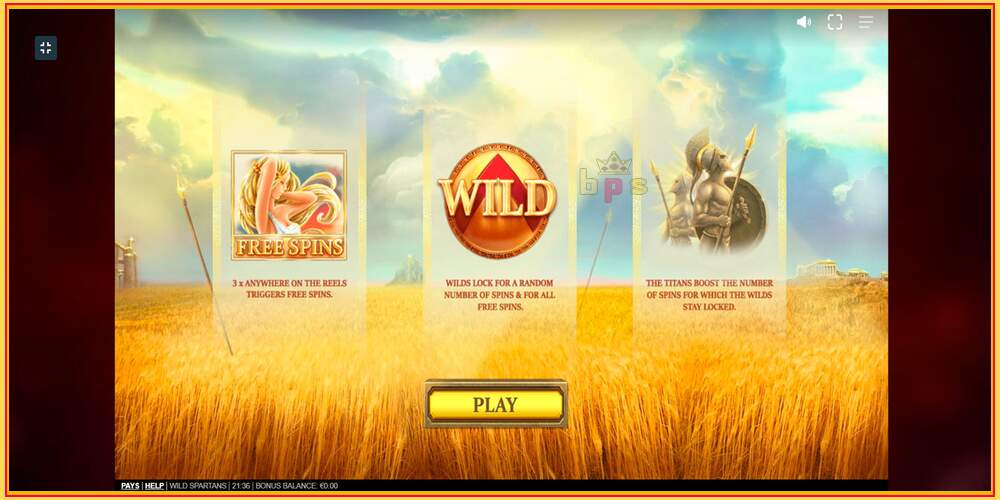 Игровой слот Wild Spartans